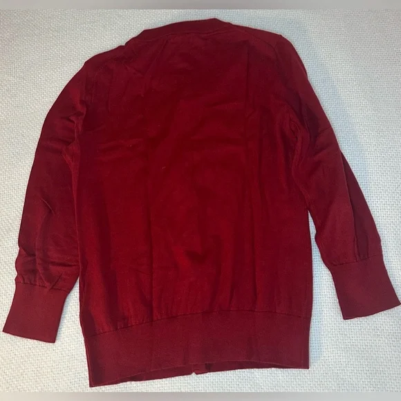 J. Crew Burgundy Women's Cardigan Size S - Picture 3 of 9